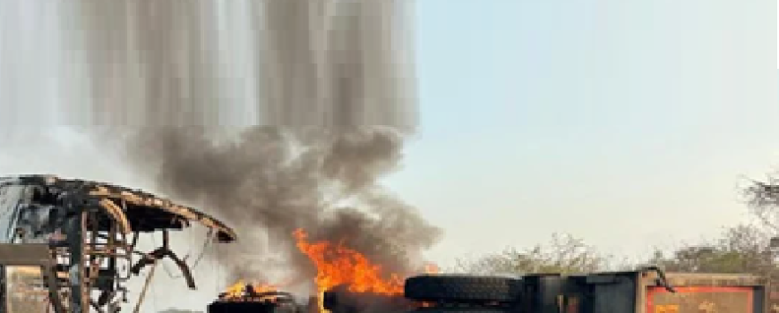 Andhra Pradesh Bus–Truck Collision Turns Fatal in Markapuram