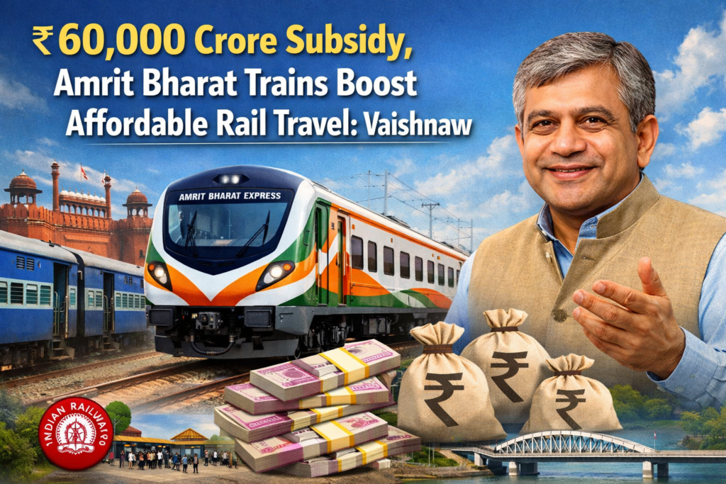 Crore Subsidy on Amrit Bharat Trains