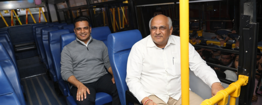 Gujarat CM launches 182 new GSRTC buses