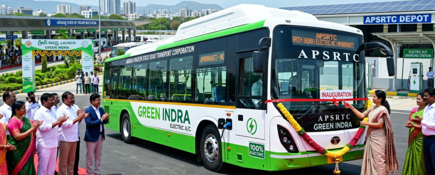 APSRTC to Launch Green Indra Electric AC Buses Soon
