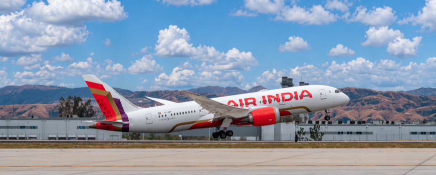 Air India welcomes its first retrofitted B787 featuring new cabin interiors
