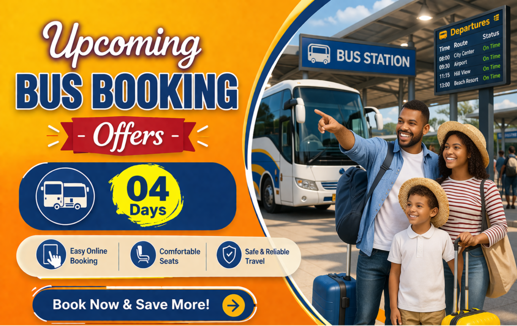 Bus booking offers