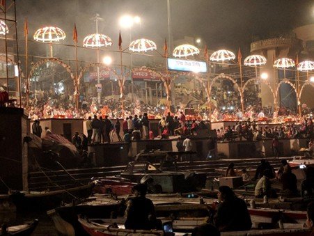 Spiritual Walk in Varanasi (After Aarti)