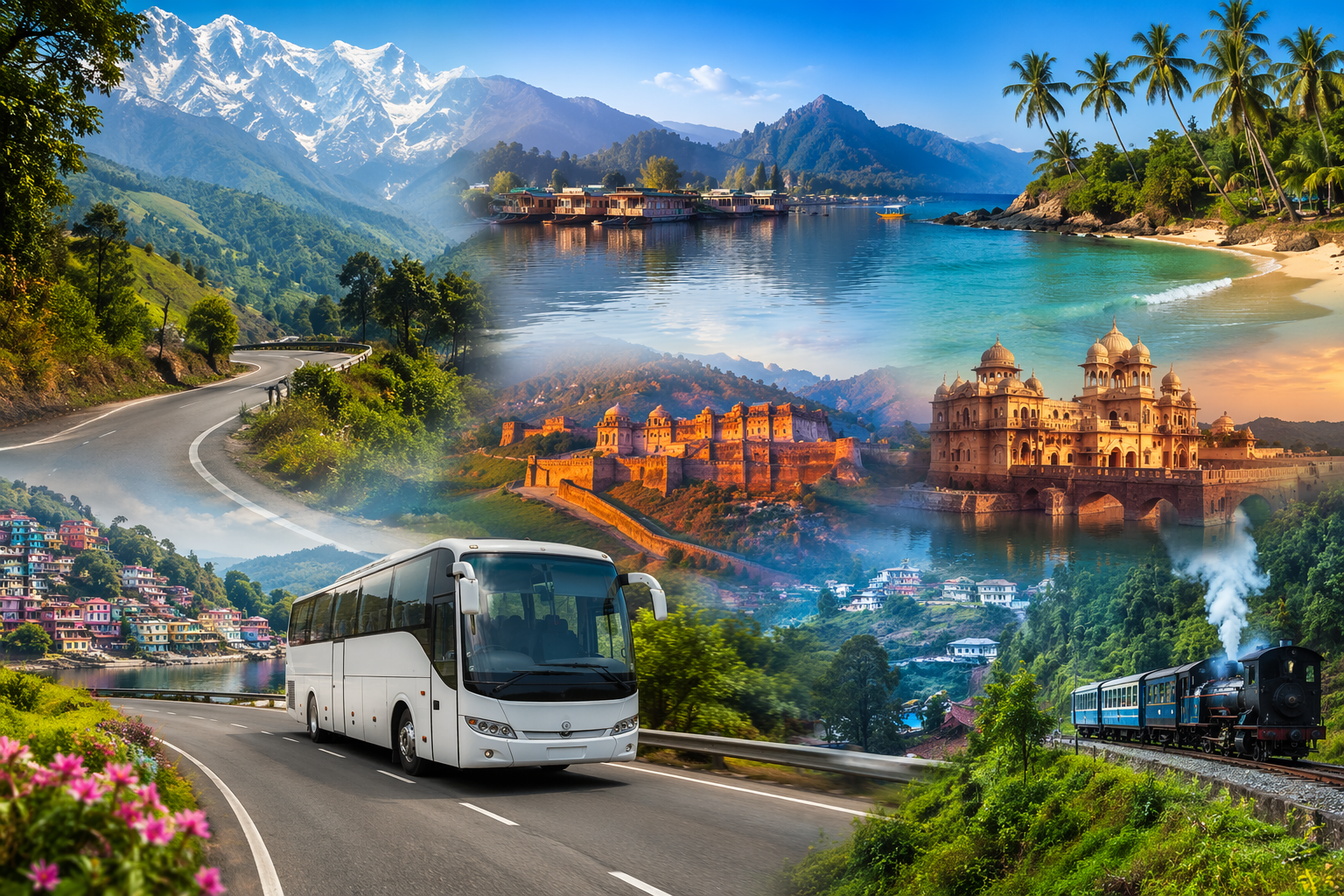 Top 10 summer destinations to visit by bus in india