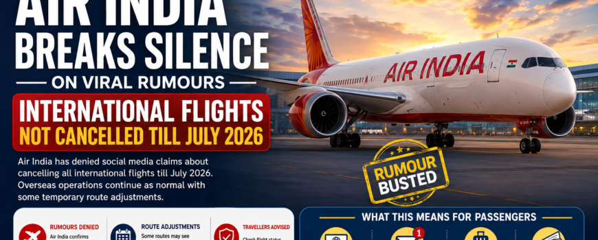 Air India Breaks Silence on Viral International Flight Rumours