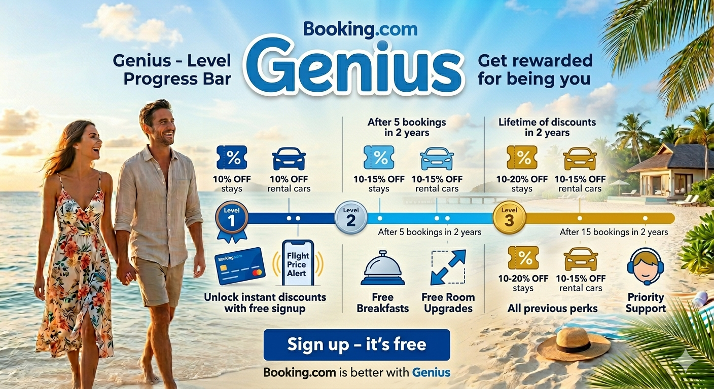 Booking.com is better with Genius
