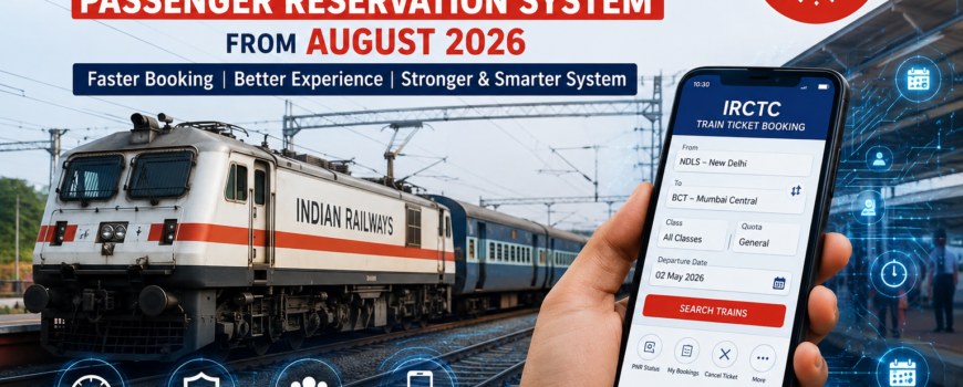 Indian Railways to Launch Upgraded Passenger Reservation System From August 2026